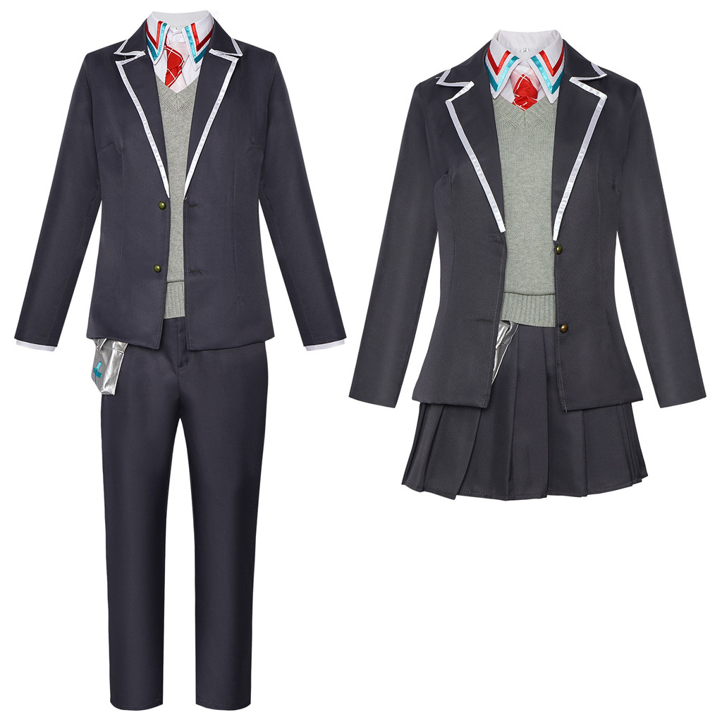 Kenjitsudou JK uniform cosplay costume Nijisanji VTuber virtual idol cosplay 2D anime costume