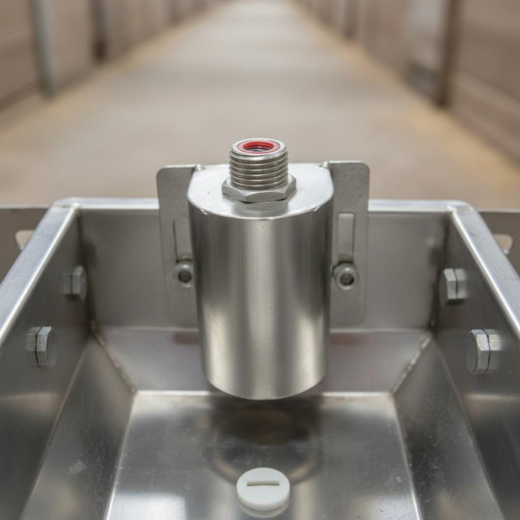 Heavy Duty Buoyant Valve Waterer ทําความสะอาดง่ายสแตนเลสน้ํา Trough Rust-Proof สําหรับแพะ Barn, Past