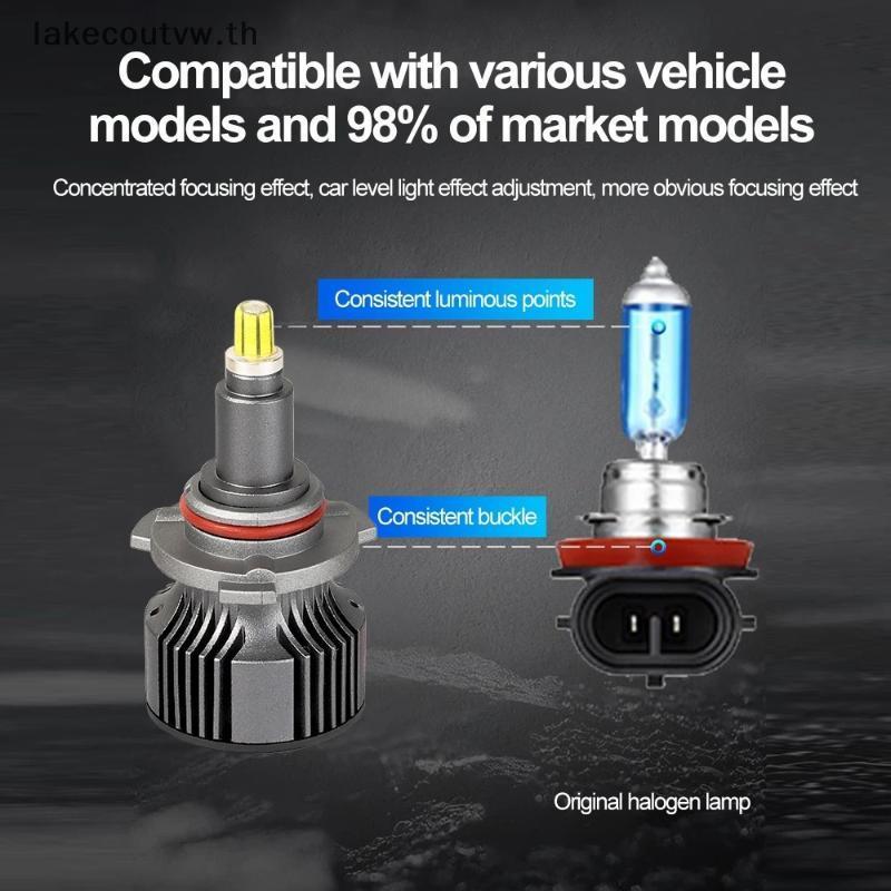 LK 360° หกด้านไฟ LED รถไฟหน้าหลอดไฟสําหรับ Auto Light 12V 29000LM 6000K หลอดไฟอุปกรณ์เสริม TH