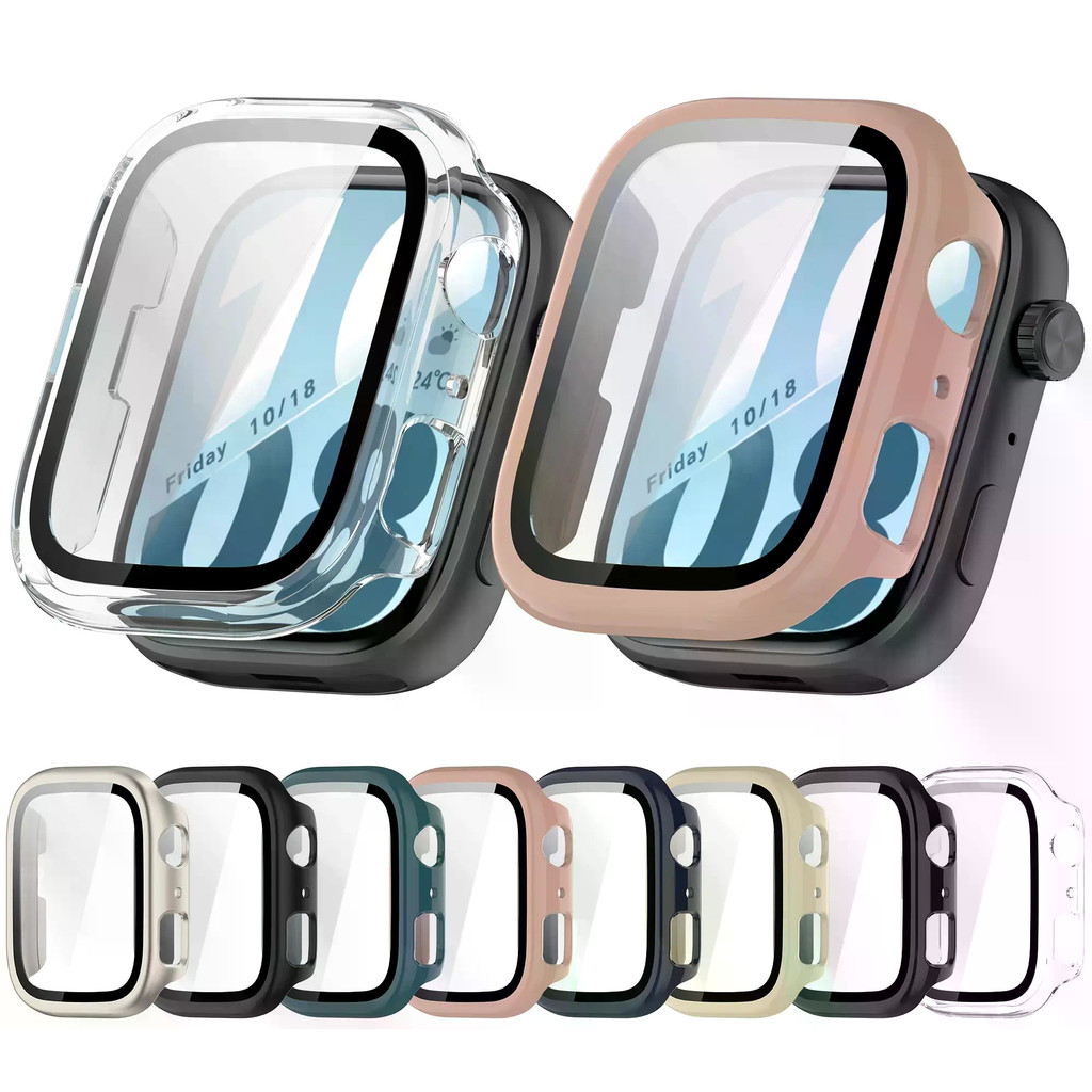 2in1 PC เคสป้องกันเต็มรูปแบบสําหรับ Honor Watch X5i แก้วสมาร์ทป้องกันหน้าจอฝาครอบ Hard Shell X5i กรอบกันชนพร้อมฟิล์ม