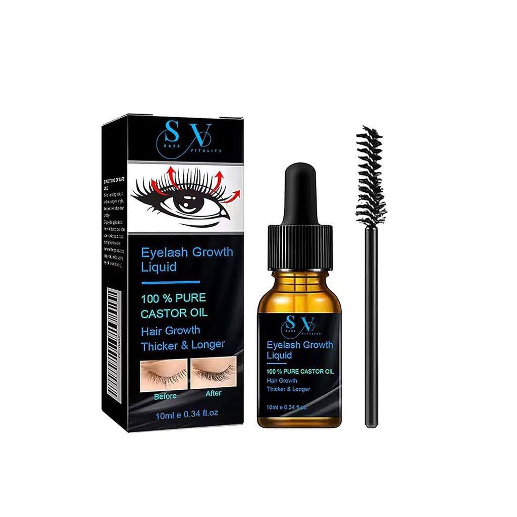 SV100%PureOrganicCastorOil–สกัดเย็น,Hexane-FreeSerumforEyelashes,คิ้ว,Hair&withAppliorKit|Nourishing