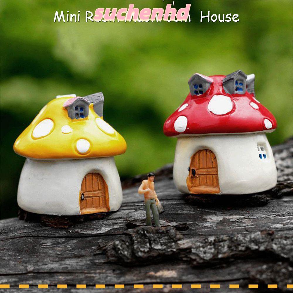 SUCHENHD Garden Accessories Terrarium Fairy น่ารัก Micro Landscape