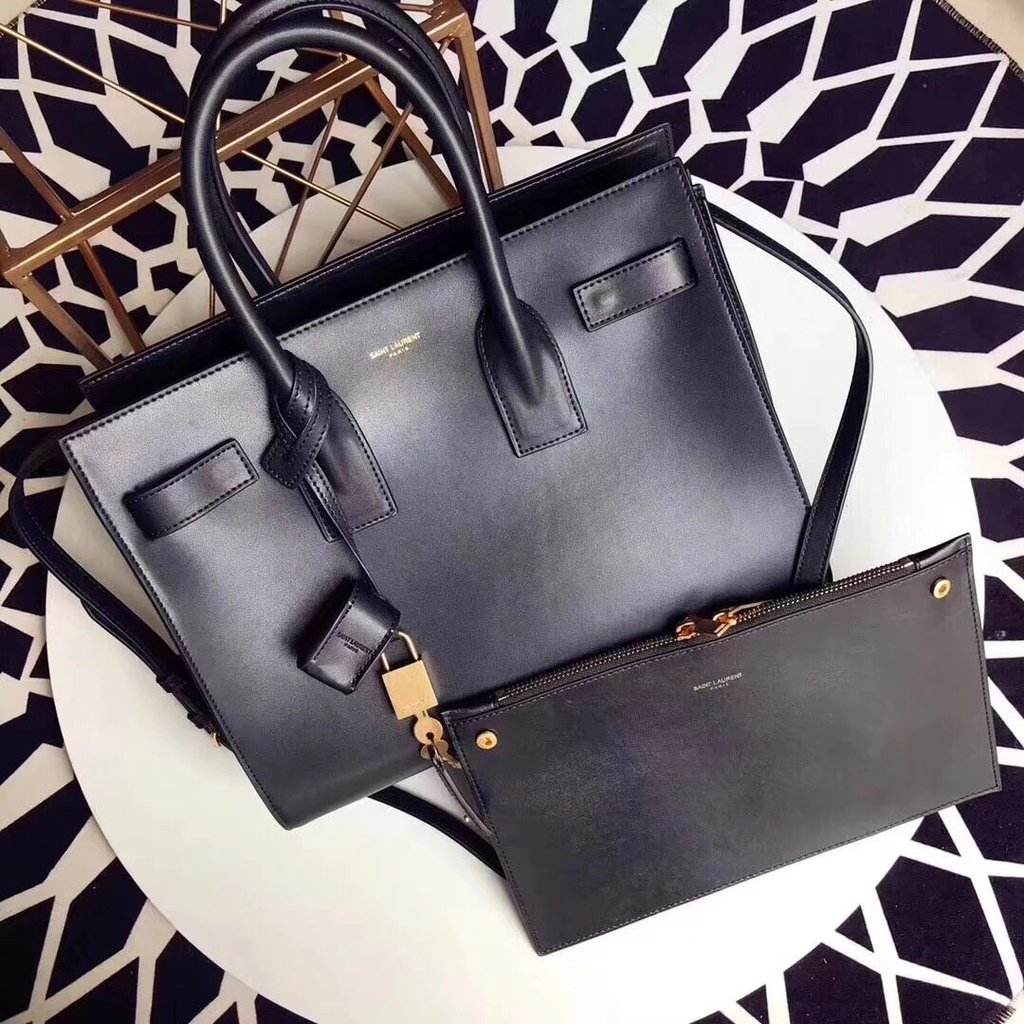 YSL Star Same Style Organ Bag กระเป๋าถือหนังแท้กระเป๋าสะพายไหล่