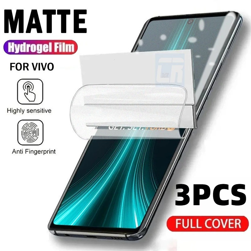 3 ชิ้น Matte Soft Hydrogel ฟิล์มสําหรับ vivo T5x T5 T4 Pro 5G T5Pro Anti Spy ความเป็นส่วนตัวและ HD ป