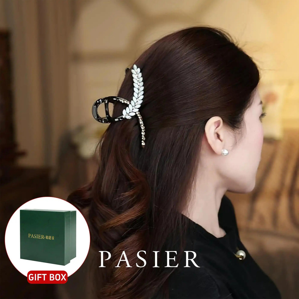 ปาเซียร์ กิ๊บปูหูข้าวสาลีวัสดุเรซินคริสตัลหลายสีหลายขนาดตัวเลือกเครื่องประดับผมทุกวันแฟชั่น FB216