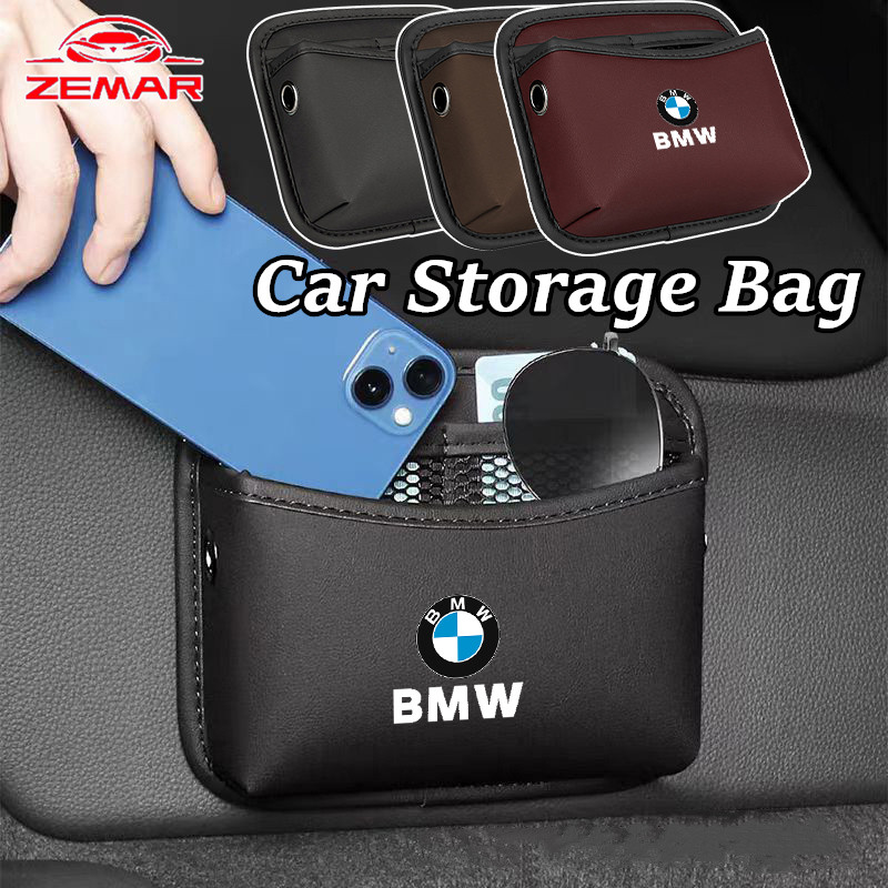 BMW Universal Car Storage Bag Driver และผู้โดยสารคอนโซลกลางกระเป๋าเก็บสําหรับ BMW Z4 E89 E85 X5 G05 