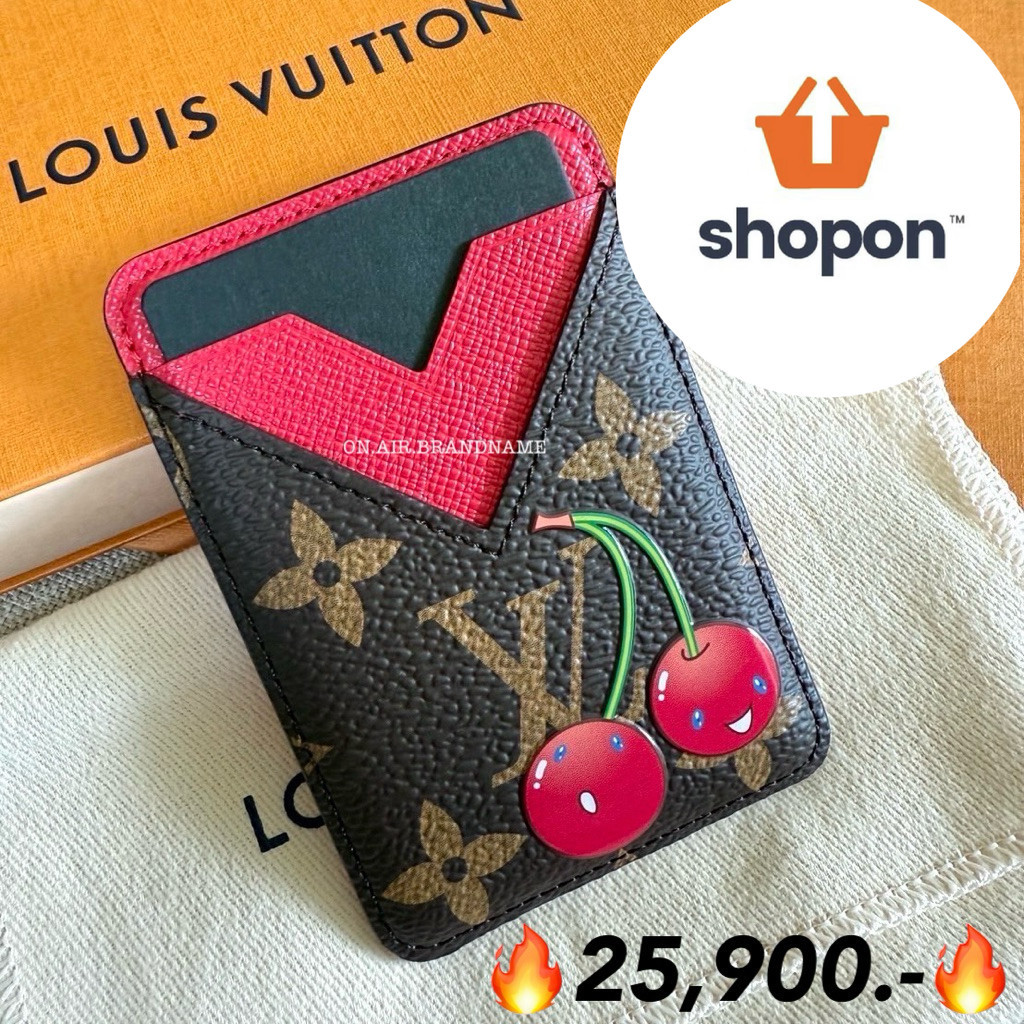 New LV x TM magnet card holder ใส่บัตร แม่เหล็ก ติดโทรศัพท์ น่ารักมากๆ