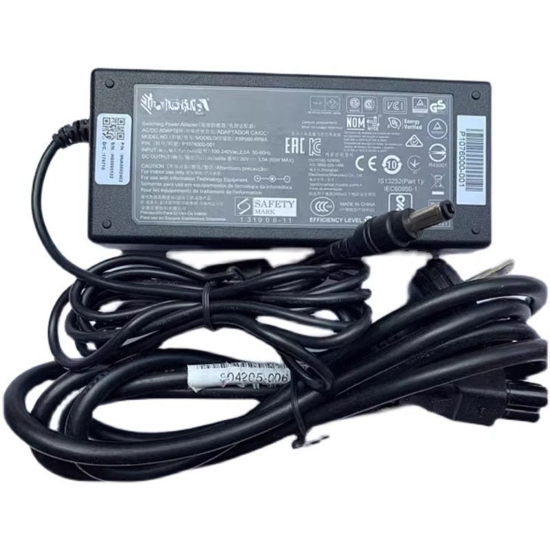 อะแดปเตอร์เครื่องพิมพ์ 20V 3A แหล่งจ่ายไฟ SAWA-66-30020 สําหรับ Zebra GK888TT LP2844