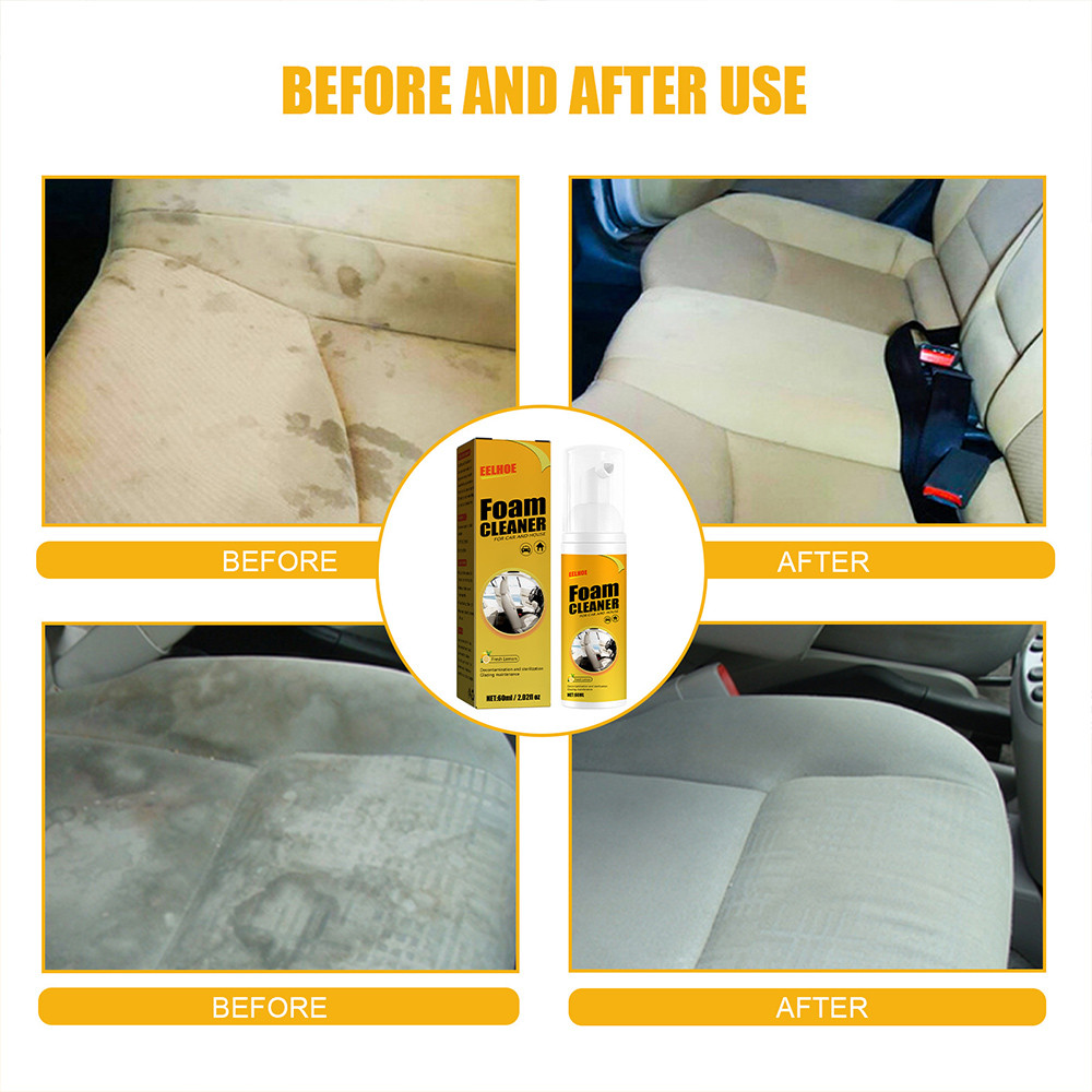 เบาะรถยนต์โฟมทําความสะอาดโฟมขจัดจุด Fast SeatsFoam Cleaner สําหรับรถยนต์