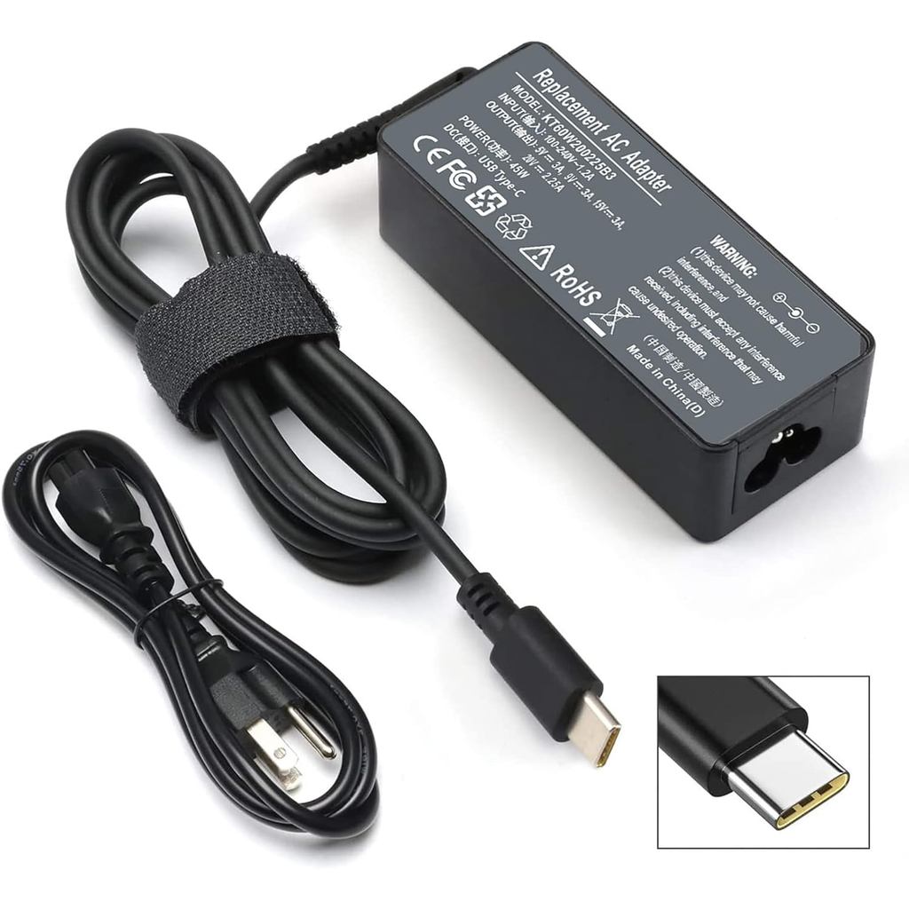 45W ประเภท C USB C l43407-001 Charger สําหรับ HP Chromebook X360 14 14A G5 11 11A G8 G7 G6 G1 G2 EE 