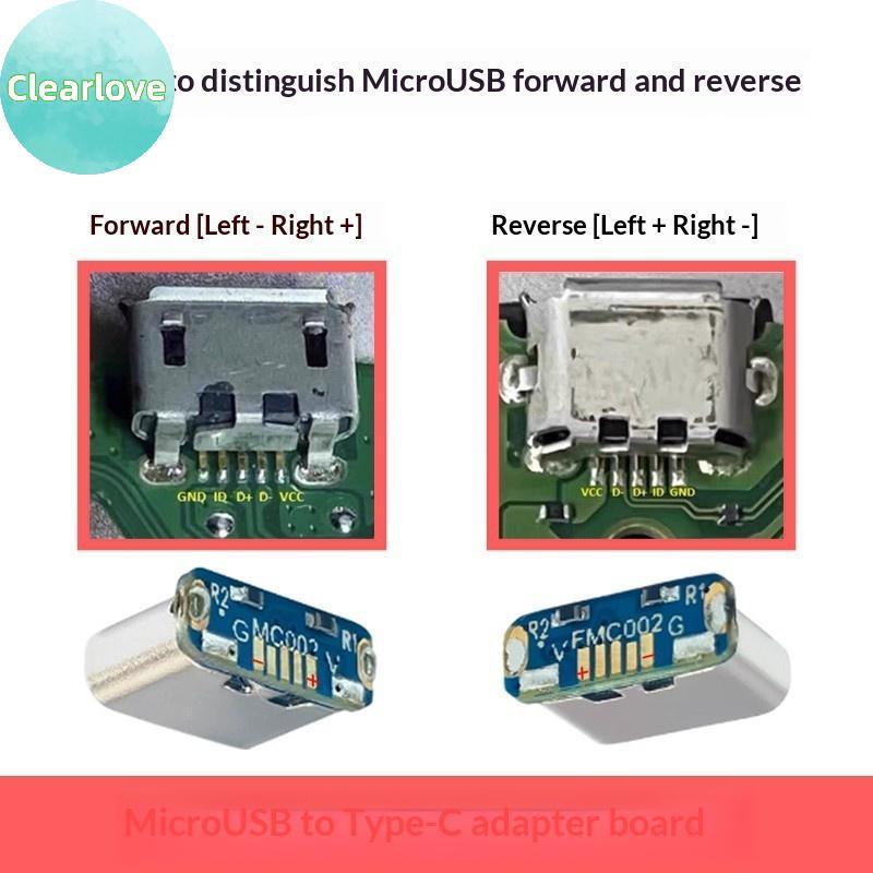 Clearlove M85K USB Connector Type C USB 2.0 Data Transfer Data Power Adapter DIY Repair Adapte การปร