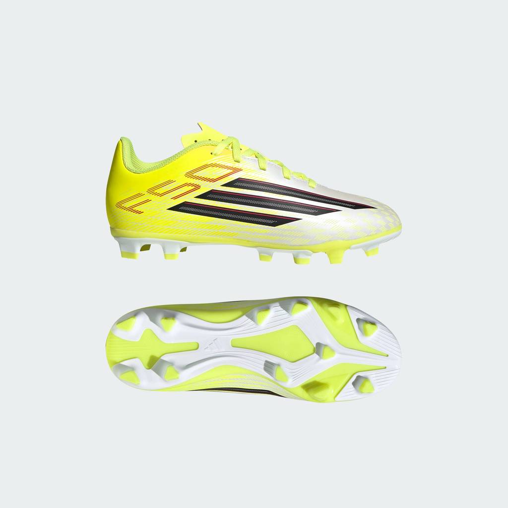 adidas ฟุตบอล รองเท้าฟุตบอล F50 Club Firm Ground / Multi Ground สำหรับเด็ก เด็ก สีเหลือง JS1482