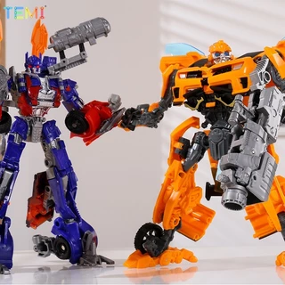 TEMI 2 in 1 ของเล่นเด็กรุ่นรถเปลี่ยนหุ่นยนต์ Optimus Megatrone ตัวเลขการกระทํารถคลาสสิก