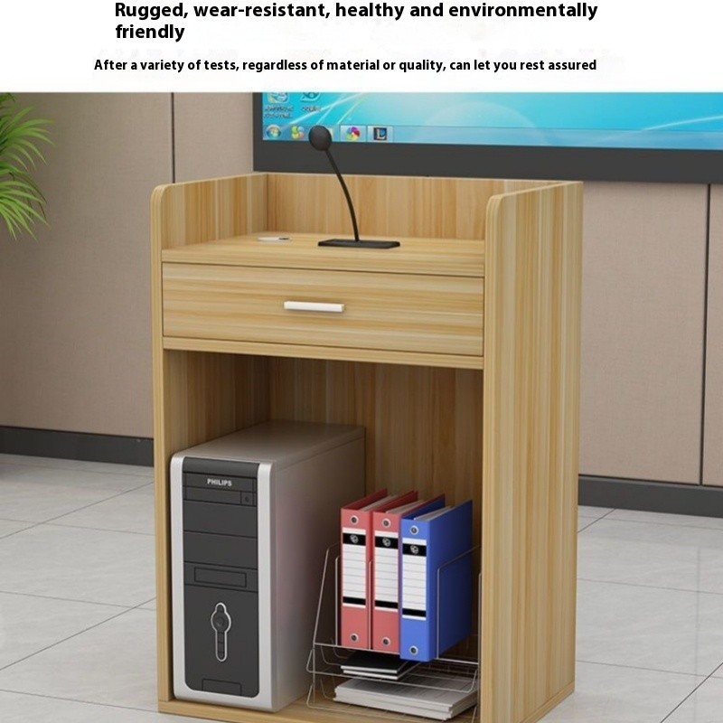 Removable Rostrum Speech Table Speaker Podium Stage Stand Reception Lecture Hall Table Host Speech T