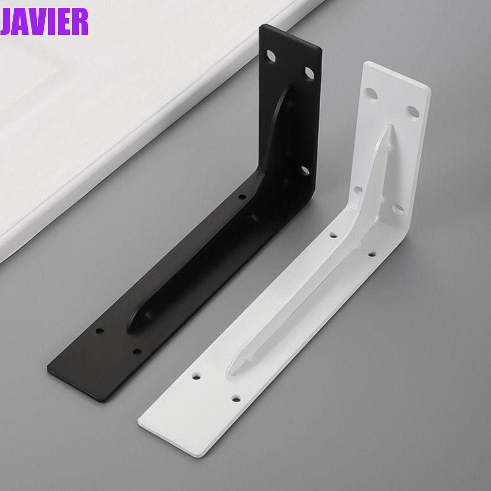 JAVIER ขายึดชั้นวางขาตั้งกล้อง,รูปตัว L 6-18IN ขายึดชั้นวางลอย, ชั้นวางรองรับ Heavy Duty Thicken Wal