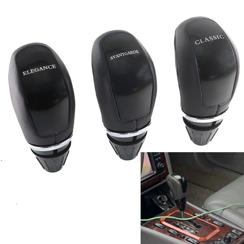 Automatic Leather Car Gear Stick Shift Knob Gearbox Shift Knob Boot For MERCEDES-BENZ E CLASSIC W210