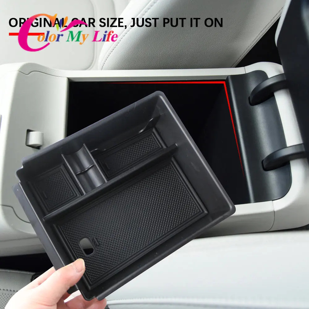 Car Center Console Btorage Box Armrest Box Storage Tray for Hyundai Tucson NX4  2022 2023 Auto Inter