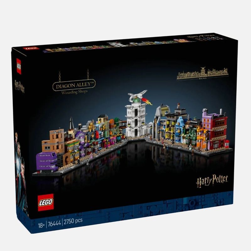 LEGO LEGO 76444 บล็อกตัวต่อ Harry Potter Mini Diagonal Alley Street View ประกอบของเล่น