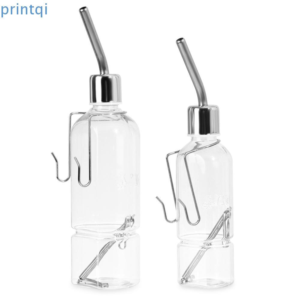 PRINTQI ขวดน้ําหนูแฮมสเตอร์ทนทานกระรอกกระต่ายสัตว์เล็กซัพพลายแขวน Waterer