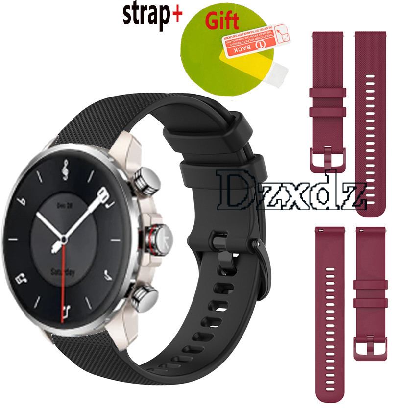 Kieslect Kr3 สายรัดสมาร์ทนาฬิกาซิลิโคนสายรัดข้อมือ Kieslect Kr 3 pro ฟิล์มป้องกันหน้าจอเปลี่ยนสร้อยข