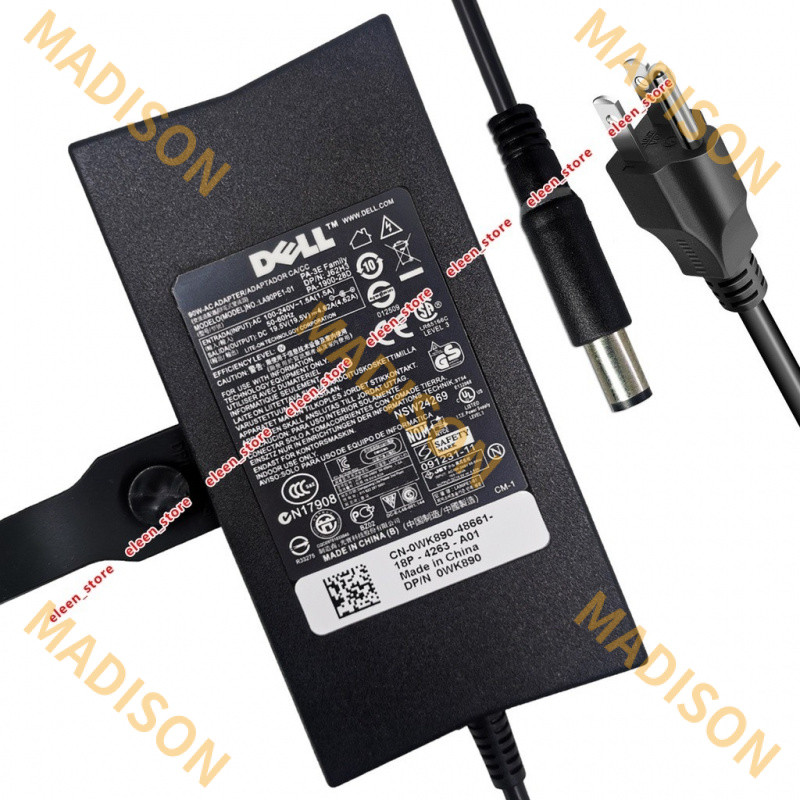 19.5v 4.62a 90W หัวเข็มขนาดแล็ปท็อปอะแดปเตอร์ AC สําหรับ Dell PA-3E PA-1900-28D Inspiron 500m latitu
