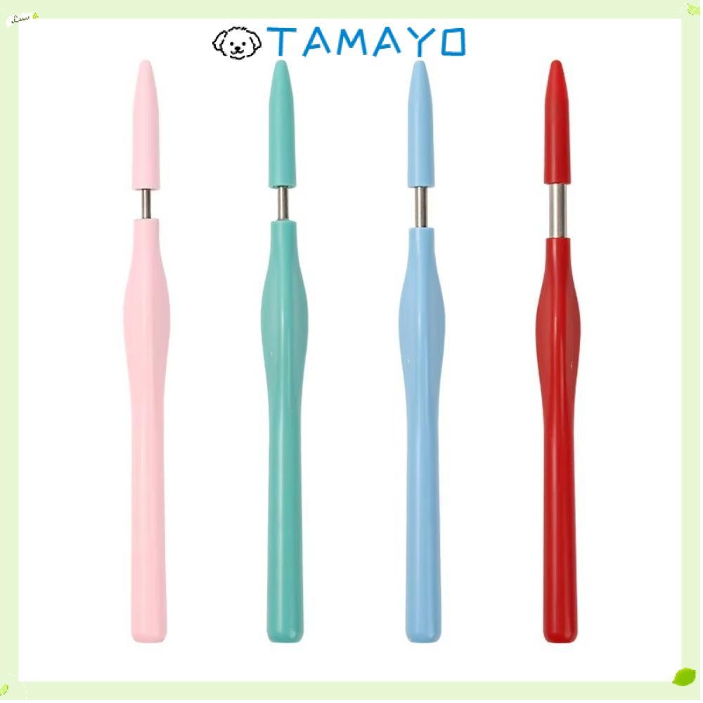 TAMAYO 1/4 ชิ้นปักถักร้อย Punch เข็มชุด, Poking Cross เครื่องมือเย็บ Applique Magic เย็บปักถักร้อยปากกา,ปรับ 2.5/3/3.5/5.0 มิลลิเมตรเคล็ดลับเจาะเข็มเย็บปักถักร้อยปากกา