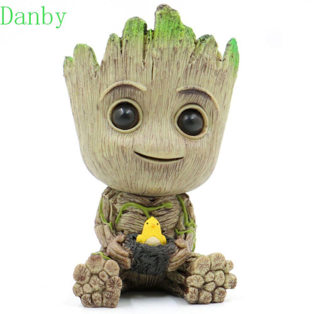 DANBY Groot Action Figure ของเล่นเด็กสําหรับ Mini Groot รูปของเล่น Avengers Marvel ตุ๊กตา