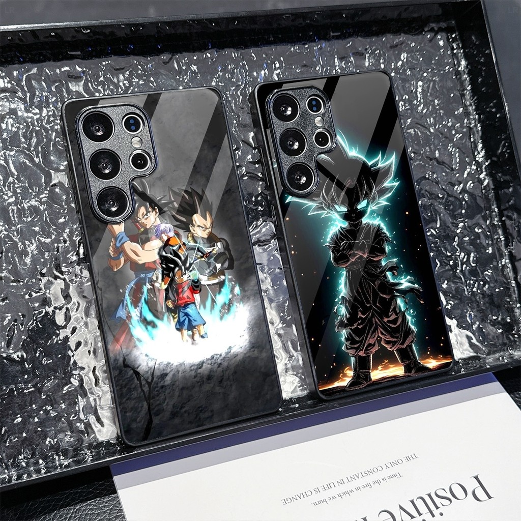 Son Goku ultra instinct 04 แก้วเคสโทรศัพท์สําหรับ Samsung Galaxy S22 S23 S24 S25 Ultra Plus S24FE S2