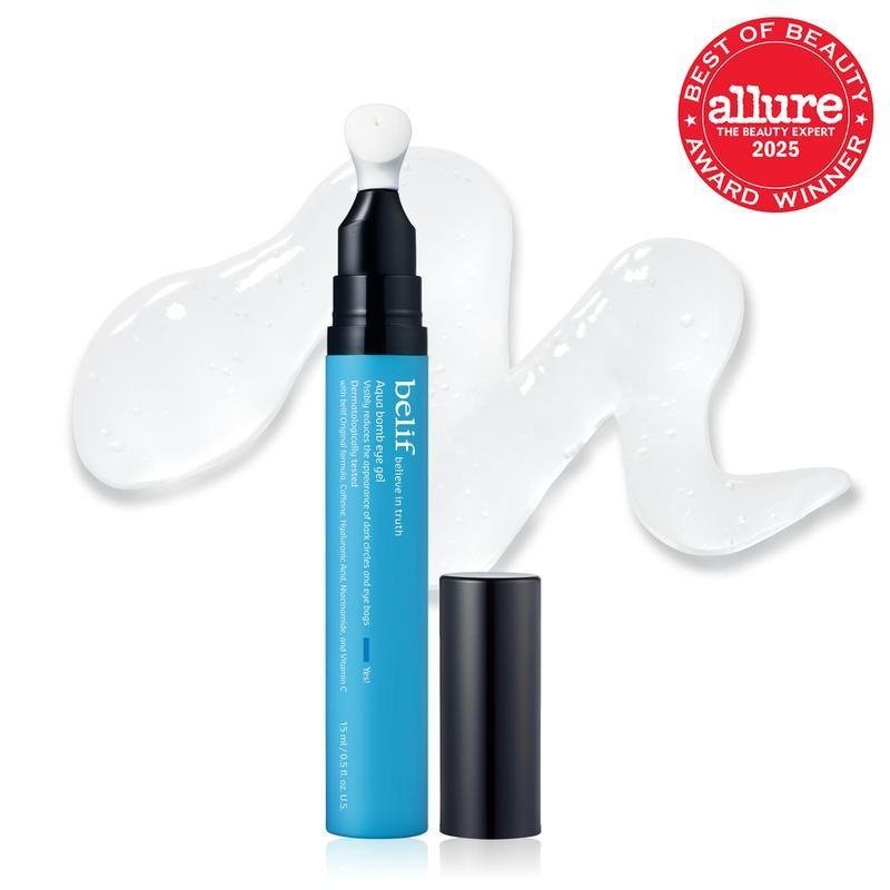 BELIF Bolif Aqua Bomb Eye Gel สกินแคร์เกาหลีพร้อมคาเฟอีน Hyaluronic Acid & Niacinamide – Hydrating, 