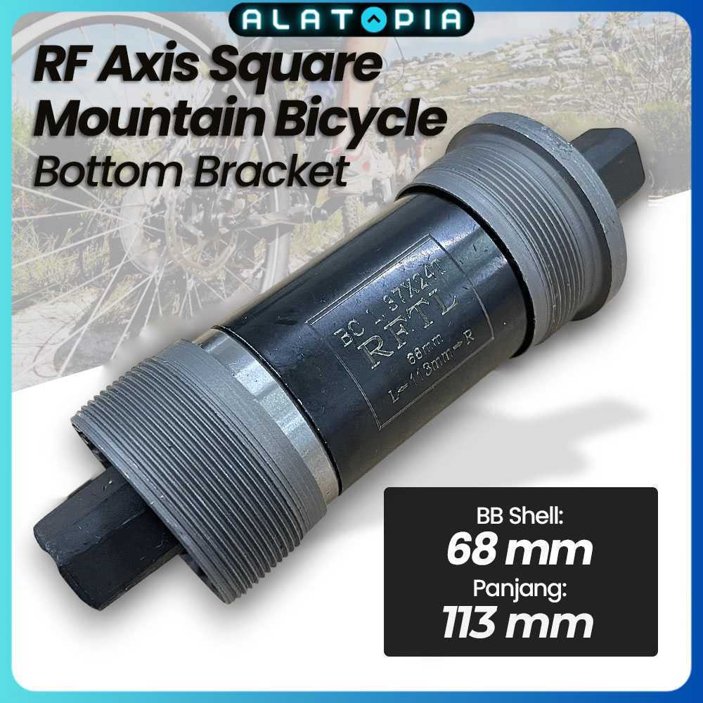 RFTL ZHONGSAI Axis Square Bottom Bracket จักรยานเสือภูเขา 68mm - ZK-F-01