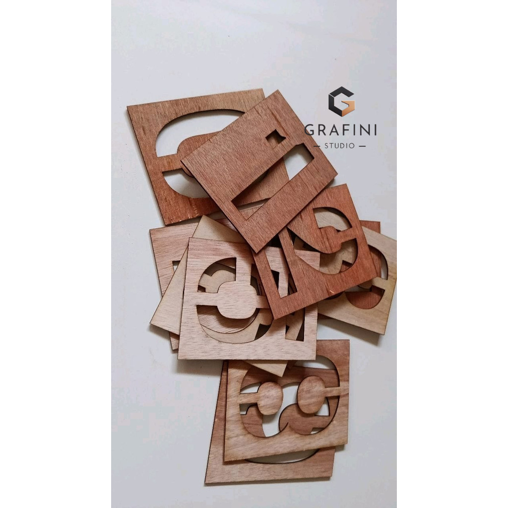 แม่พิมพ์ตัวเลขที่กําหนดเอง Pylok สี Polywood วัสดุ