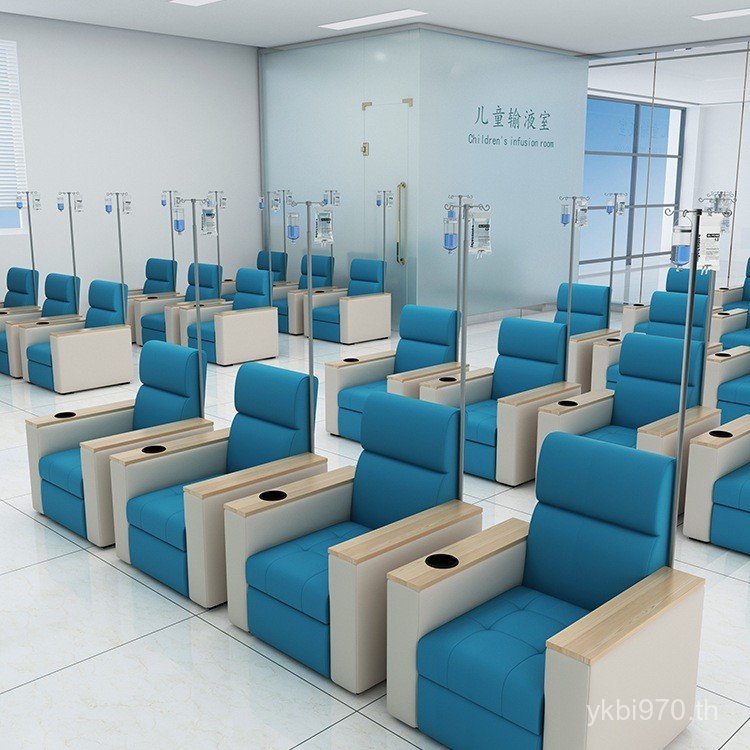 เก้าอี้แช่ของเหลวรอของเหลว Infusion โซฟาสามที่นั่งห้องน้ําประตูคลินิกเก้าอี้โรงพยาบาลคลินิก Reclinin