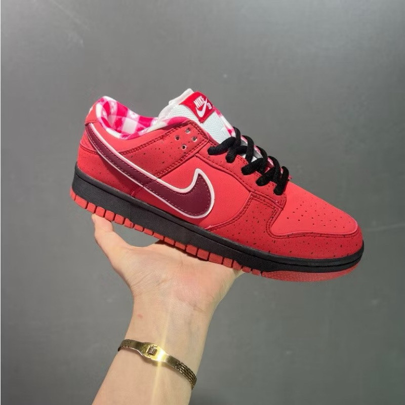UVU2 x Du Low Pro SB Red Casual Low-Top รองเท้าผ้าใบ Concept