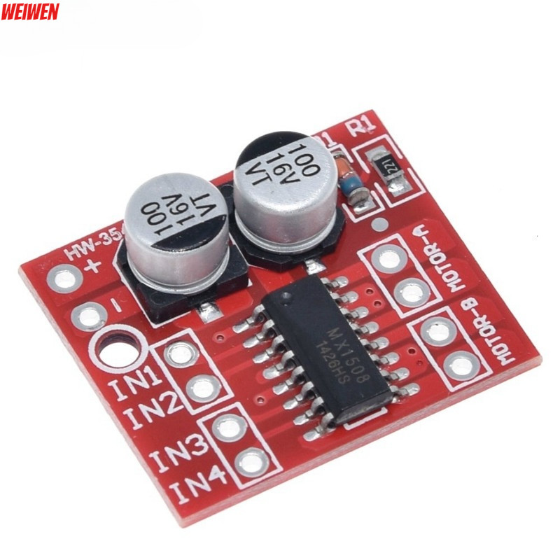 โมดูลไดร์เวอร์มอเตอร์ DC 2 ทิศทาง 2 ช่อง PWM ความเร็ว Dual H-Bridge Stepper Mini victory L298N