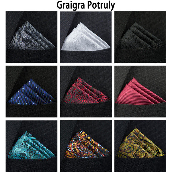 gq official store เสื้อเชิ้ตผู้ชาย แขนยาว เสื้อสูทสำหรับขายส่งพร้อมผ้าพันคอลายย้อนยุค อินเทรนด์แบบย้