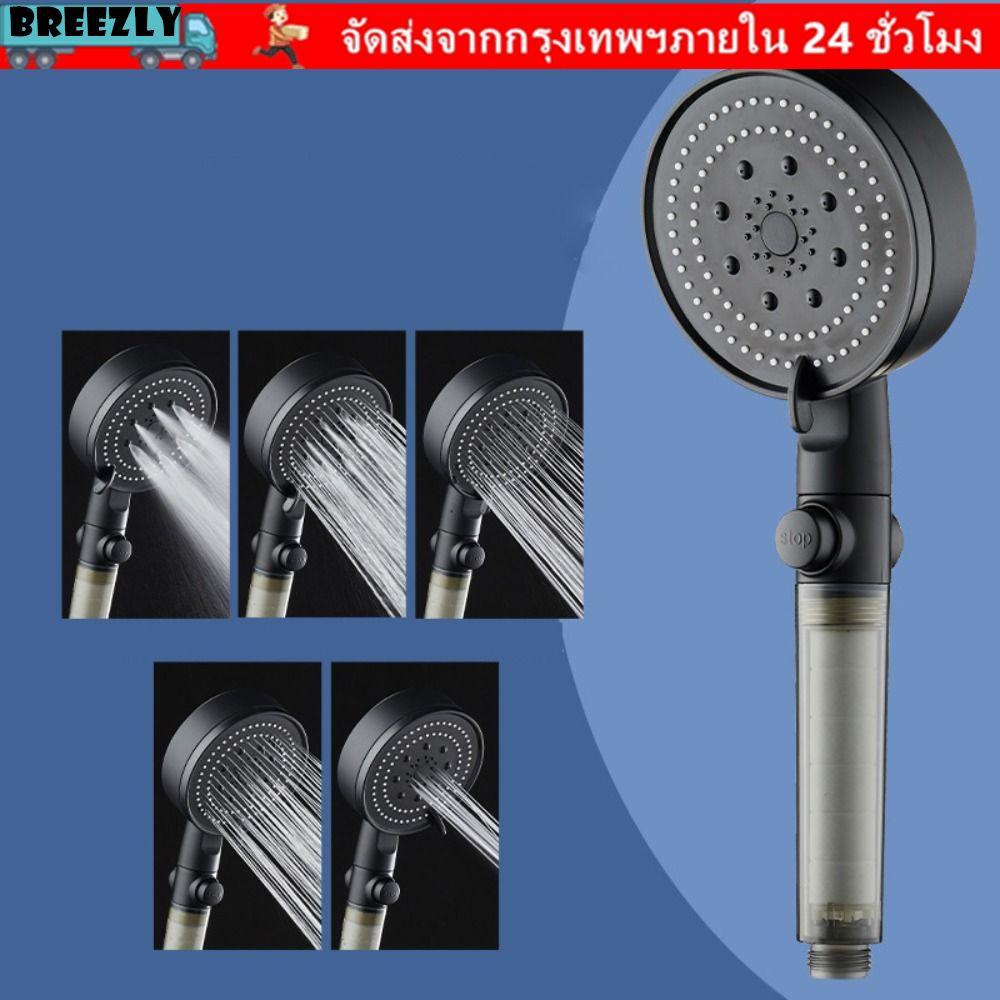 สะดือ หัวฉีดฝักบัวแรงดัน,อินเทอร์เฟซ มหาวิทยาลัย ปรับหัวฝักบัวแรงดันสูง,เต้าเสียบน้ําขนาดใหญ่5โหมดฝักบัวมือถืออุปกรณ์ห้องน้ํา