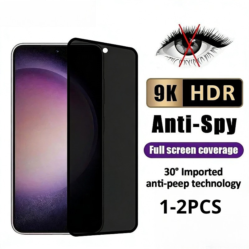 1-2 ชิ้น Anti Spy ความเป็นส่วนตัวกระจกนิรภัยฟิล์มสําหรับ Vivo V2419A V2419 V2417 V2415A V2410A V2364