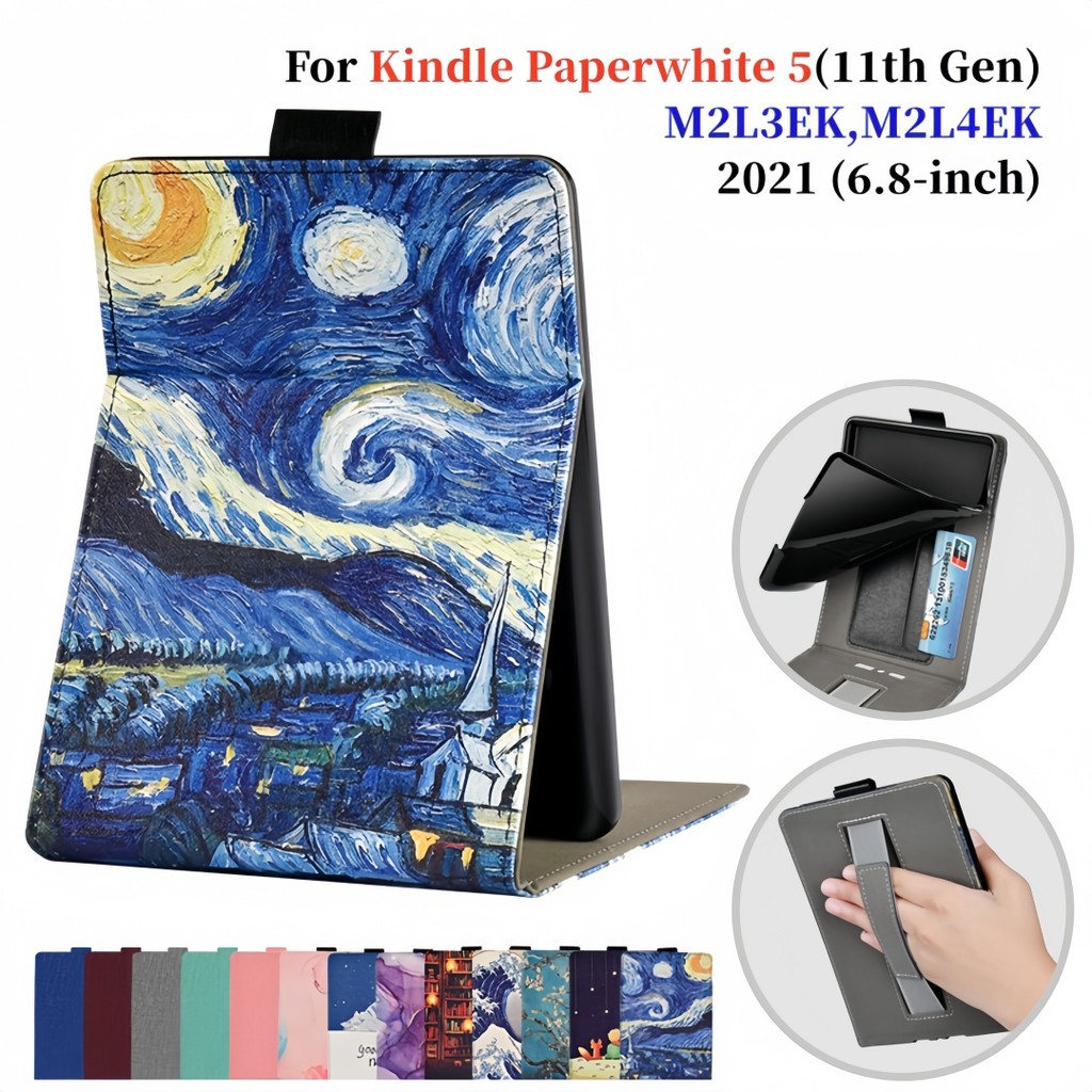 สําหรับ Kindle Paperwhite (11th Gen)2021 6.8 หนังฝาครอบ Kindle Signature Edition M2L3EK,M2L4EK มือถื