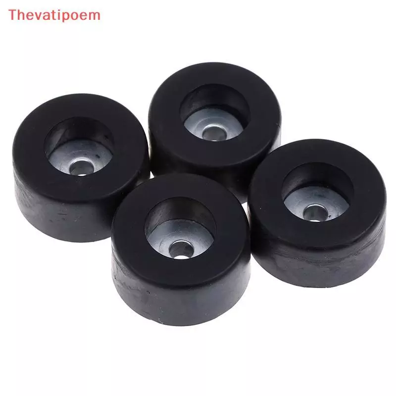 [Thevatipoem] ลําโพง 4 ชิ้นกันกระแทกแผ่นเท้าเบาะยางเท้า damper Pad ฐาน 38 มม.x 19 มม.ร้อน