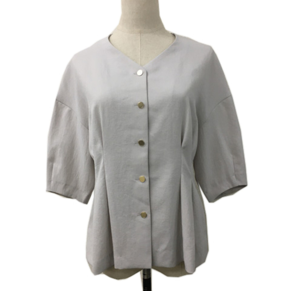 UNITED ARROWS green label relaxing Blouse gray Rose Direct from Japan Secondhand