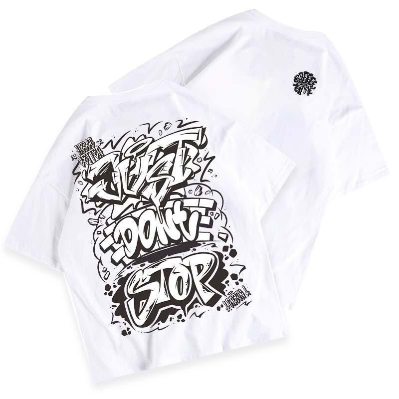 2026 เกาหลีใต้เสื้อยืด Unisex 2024 Letter-T สไตล์แฟชั่นหลวมเสื้อยืดท้องถิ่นพิมพ์เสื้อยืด Street แฟชั