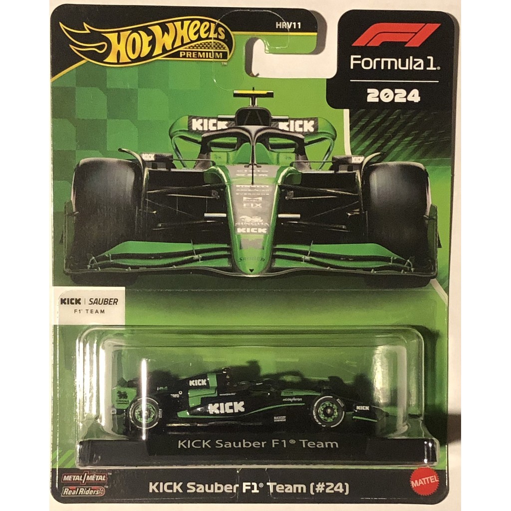 Hot Wheels Premium Formula 1 KICK Sauber F1 Team #24 โจวกวนยู 2025