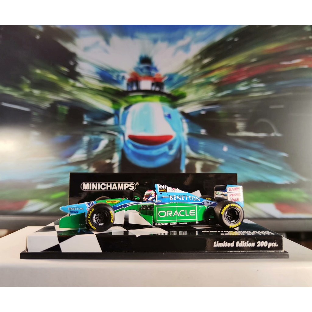 F1 Racing รุ่น 1: 43 Mini Cebernatong B194 Old Vestapan British Station 1994 World Championship Schu