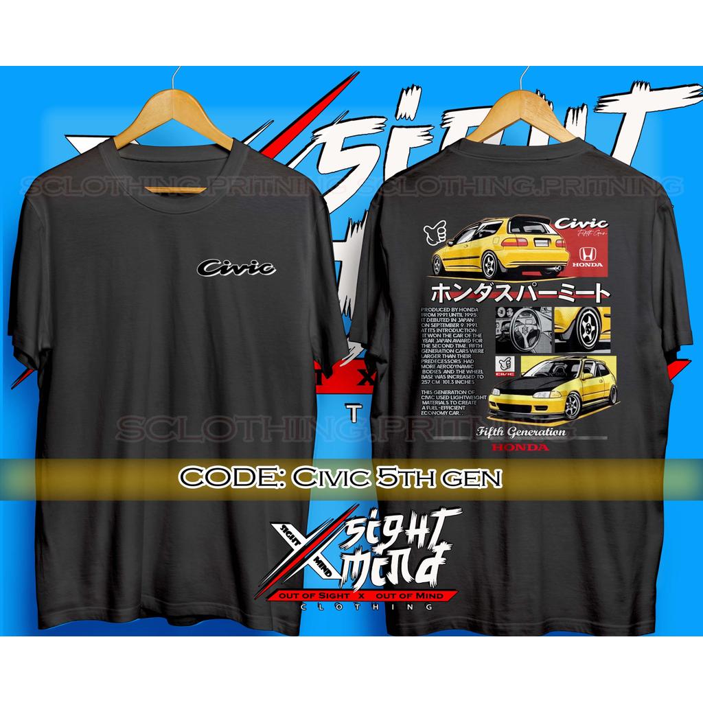 เสื้อแข่ง Honda Civic 5th Gen Sir Sohc Dohc