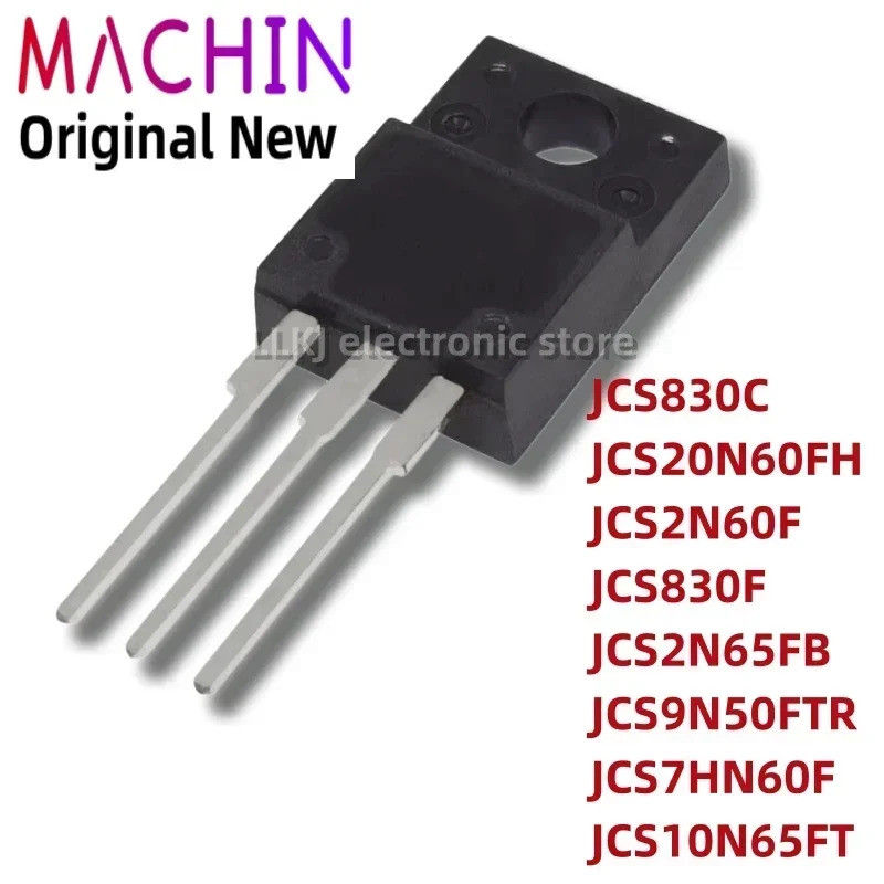 5 ชิ้น JCS830C JCS20N60FH JCS2N60F JCS830F JCS2N65FB JCS9N50FTR JCS7HN60F JCS10N65FT TO-220F เอฟเฟกต