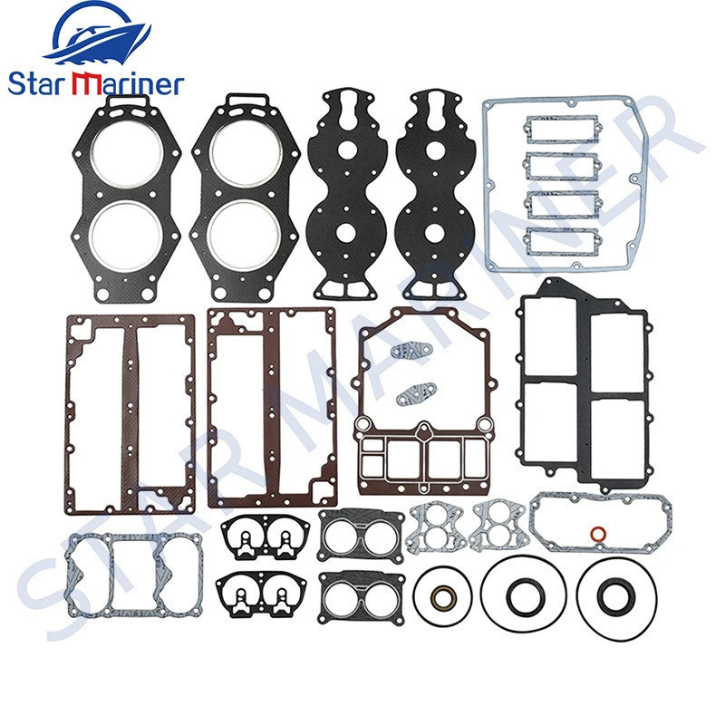 6E5-W0001 6E5-W0001-A2 หัวปะเก็นชุดสําหรับ Yamaha 2T Outboard มอเตอร์ V4 15-130HP 6E5-W0001-01 6F3-W