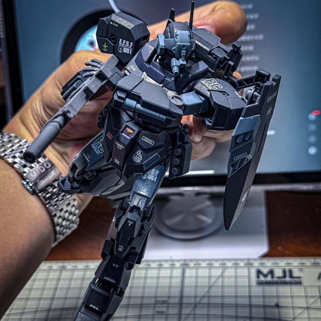 รุ่นระเบิด hg สีโปร่งใส Jesta Assembly รุ่น HG1/144 พร้อมอาวุธในประเทศ Mecha รูป jms04-02