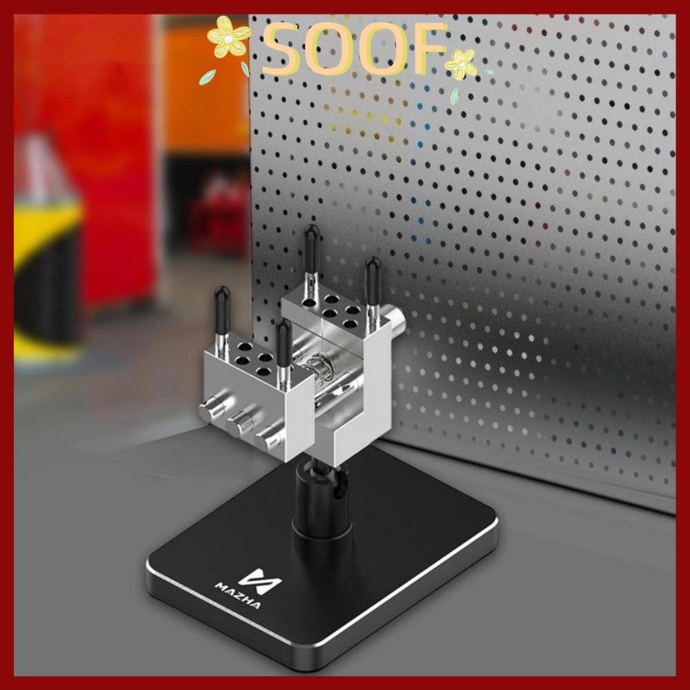 in stockSOOF คีมมือถือ, DIY Mini Table Vise, แบบพกพาที่ถอดออกได้แยก 2 in1 มัลติฟังก์ชั่น Scale รุ่น Fixing เครื่องมือสําหรับอาคารรุ่น