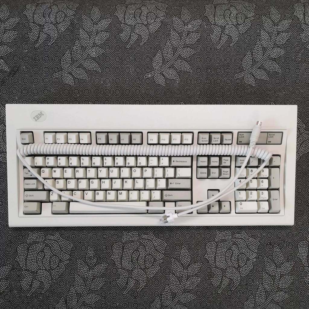 [ย้อนยุค] IBM มือสอง รุ่น M Squatting Spring Keyboard Last Century Large Retro Style Old Keyboard PS