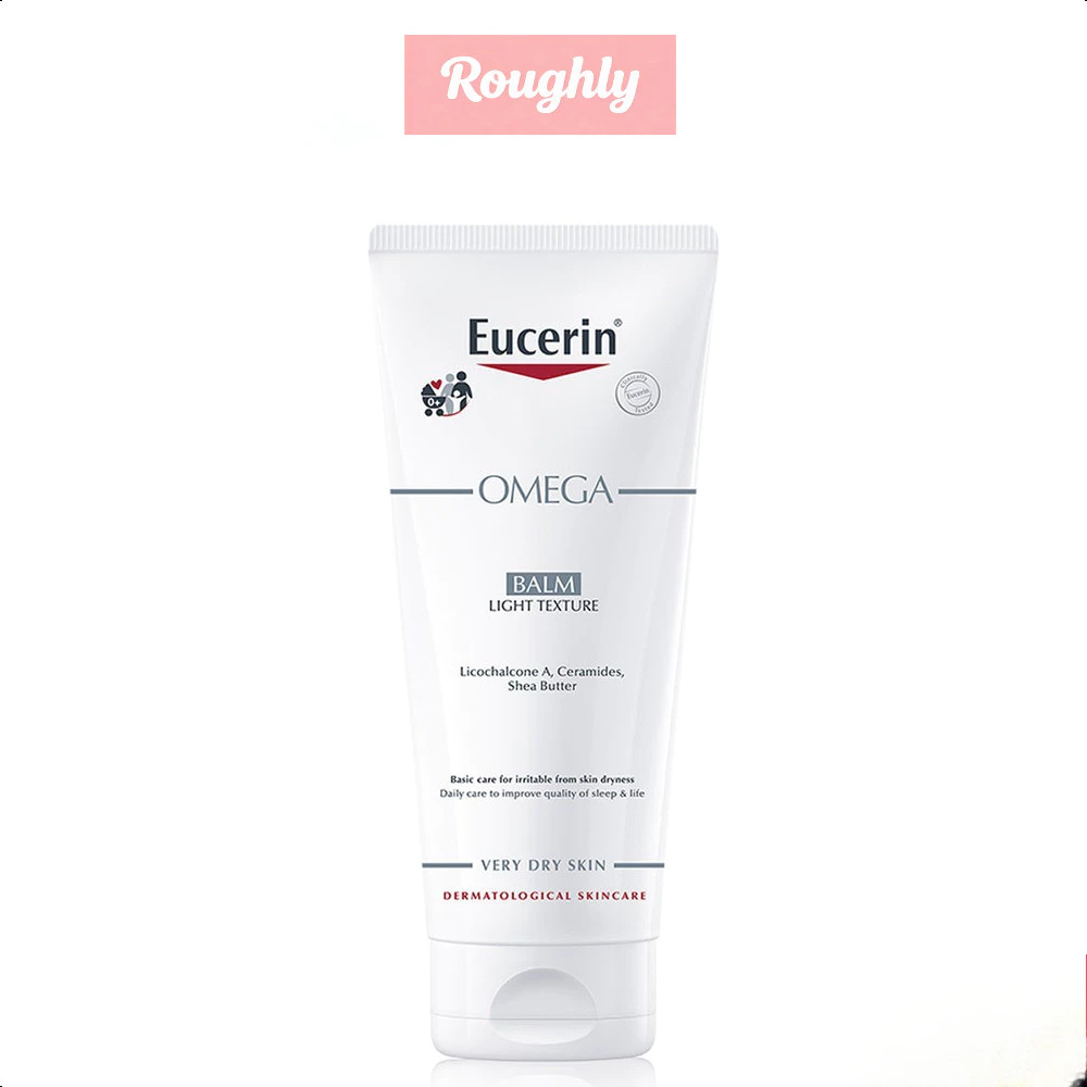 Eucerin Omega Balm Light Texture 200ml บาล์มบำรุงผิวกาย สำหรับผู้มีปัญหาผิวแห้ง แดง คัน.